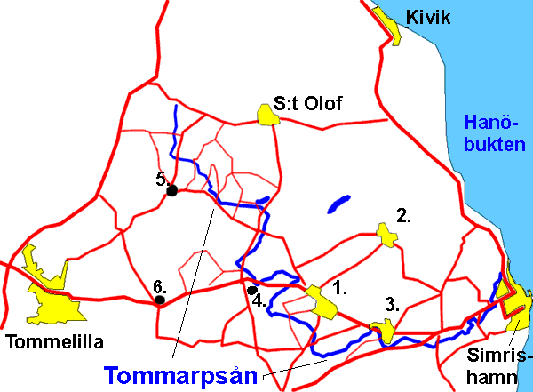 Tommarps&aring;n vid Simrishamn